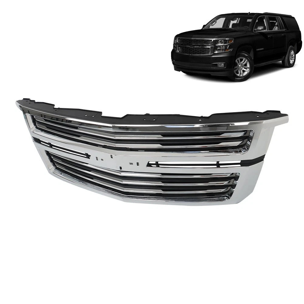Chrome Front Upper Grille for Chevy Tahoe/Suburban LTZ (2015–2020) AUD88672D