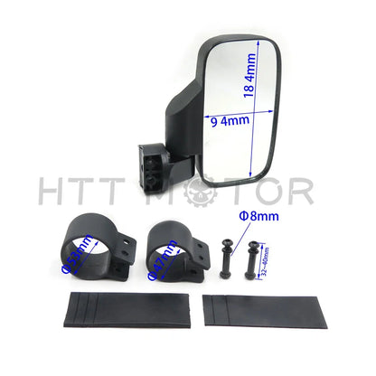 1.75” Breakaway Side & Rear View Mirrors Set for Polaris RZR 900 1000 (2015–2021)