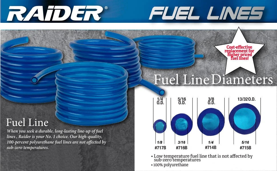 5' Fuel Line for ATV UTV Snowmobile Motorcycle (716B-5)
