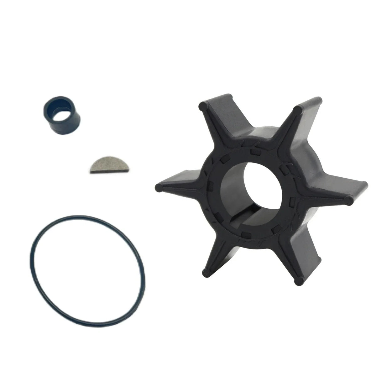 Water Pump Impeller Kit for Yamaha 2-Stroke 30hp & 4-Stroke 25hp (61N-W0078-01)