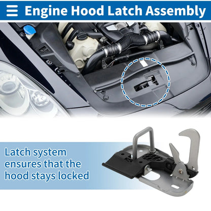 Hood Latch Assembly for Volkswagen Passat B6 (2006–2011) No. 3C0823480/1T0823480
