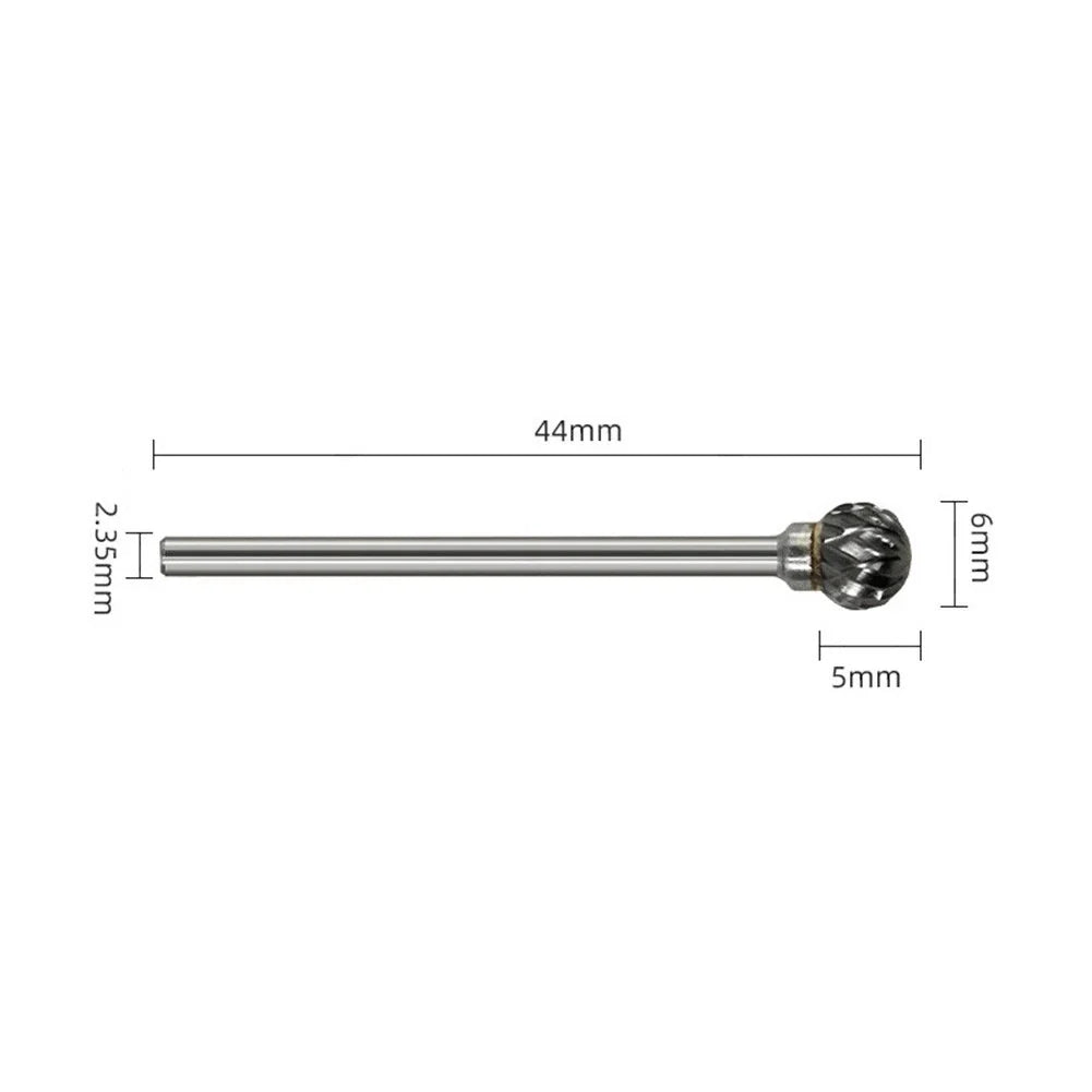 2 Shank Burr Drill Bits for Metal Wood Plastic Stone Grinding