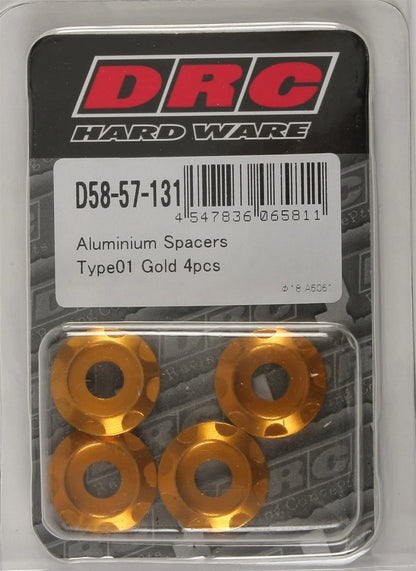 Aluminum Spacers for Type 1 (D58-57-121) - Red Finish