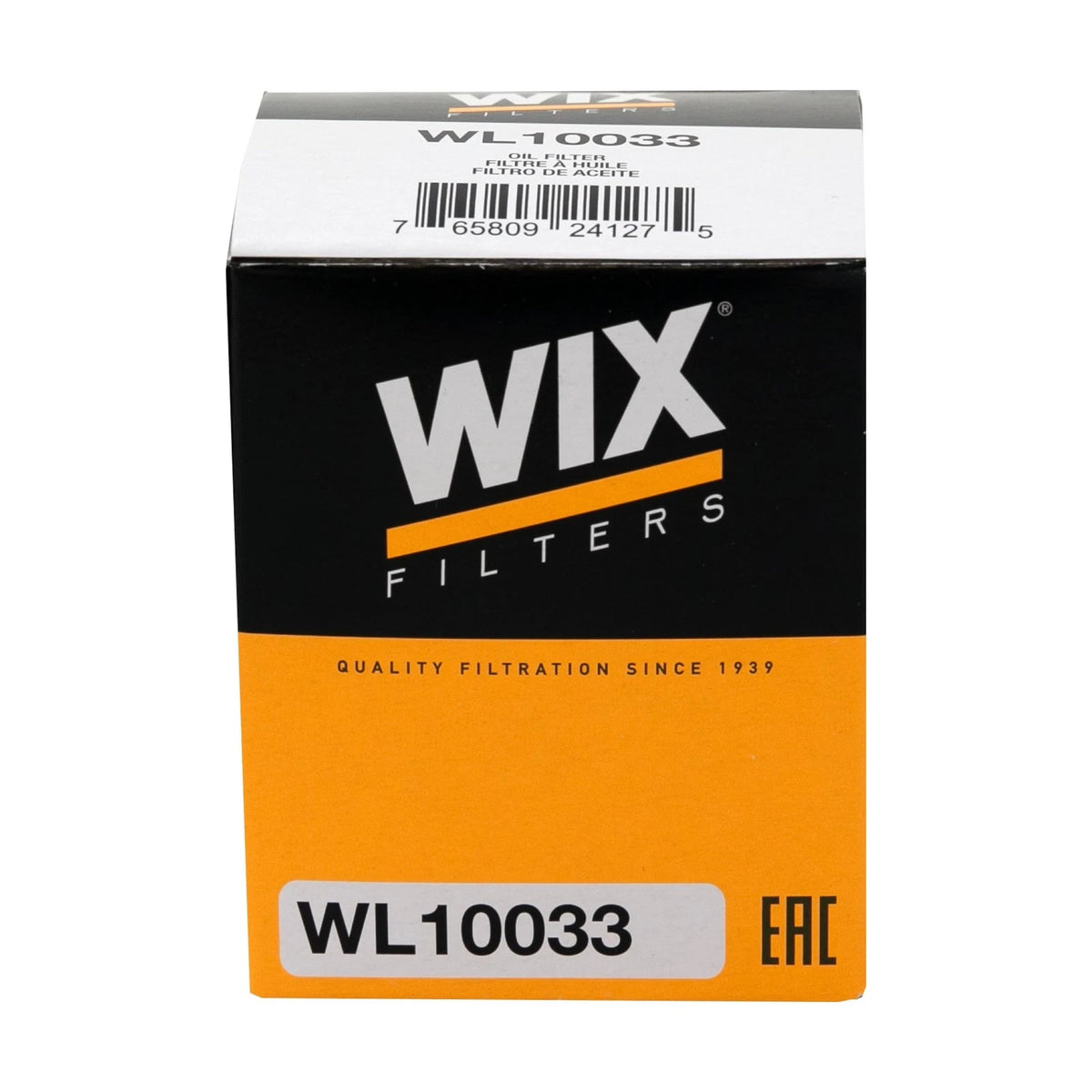 WIX WL10033 Oil Filter for Various Makes and Models (Pack of 1)
