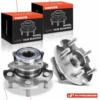 2X Rear Wheel Hub & Bearing Assembly for Toyota Matrix (2009–2013) 19184275, 512404