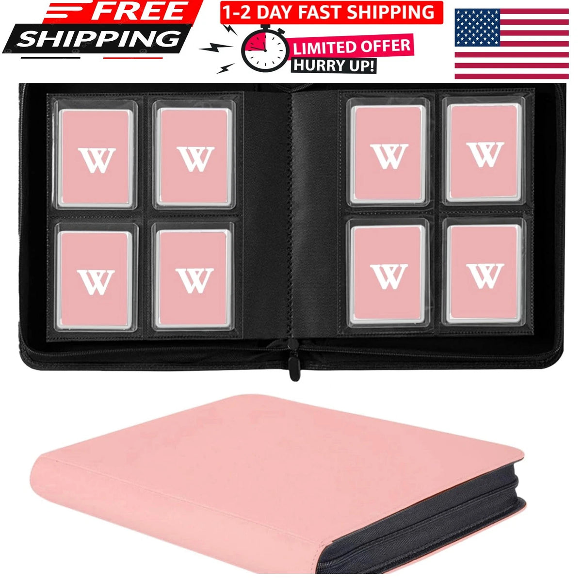 4-Pocket Toploader Binder Album for Various Makes and Models