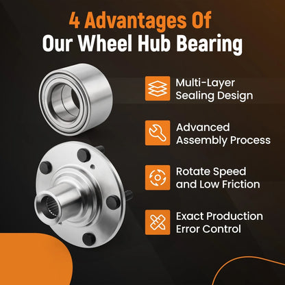Front Wheel Hub Bearings for Honda Civic & Acura CSX ILX (FW78) (2012–2015)