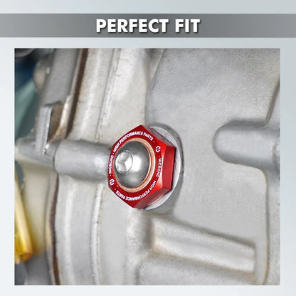 Reducer Oil Drain Plug Bolt for Yamaha Raptor 700/700R YFM700R (2011–2026) Red