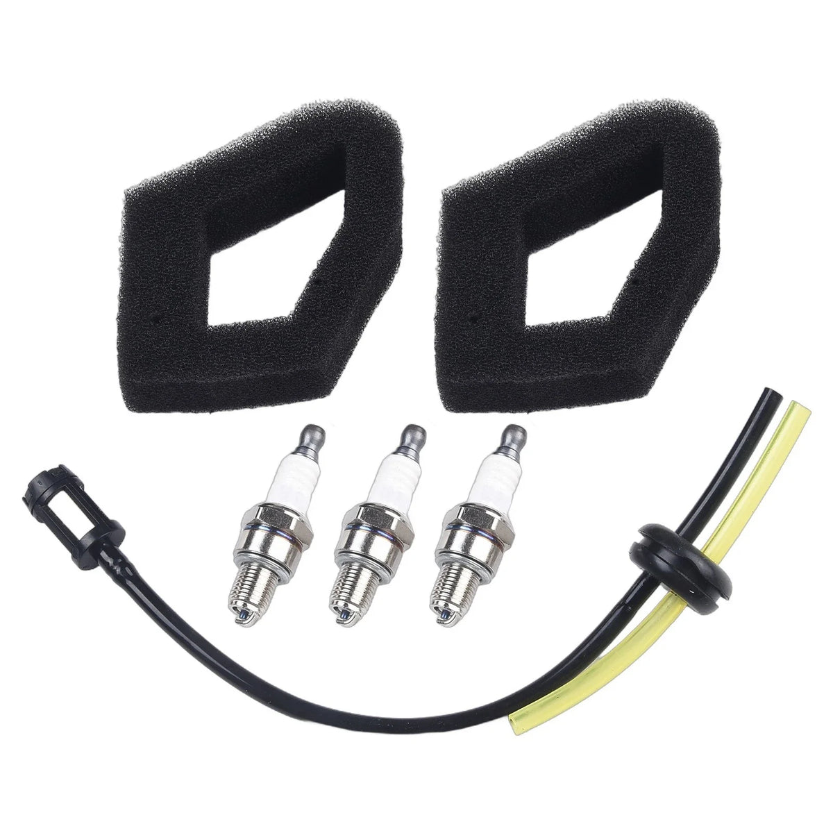 Spark Plug, Air Filter, Fuel Line Filter Kit for UMC425 UMC435 HHB25 GX35