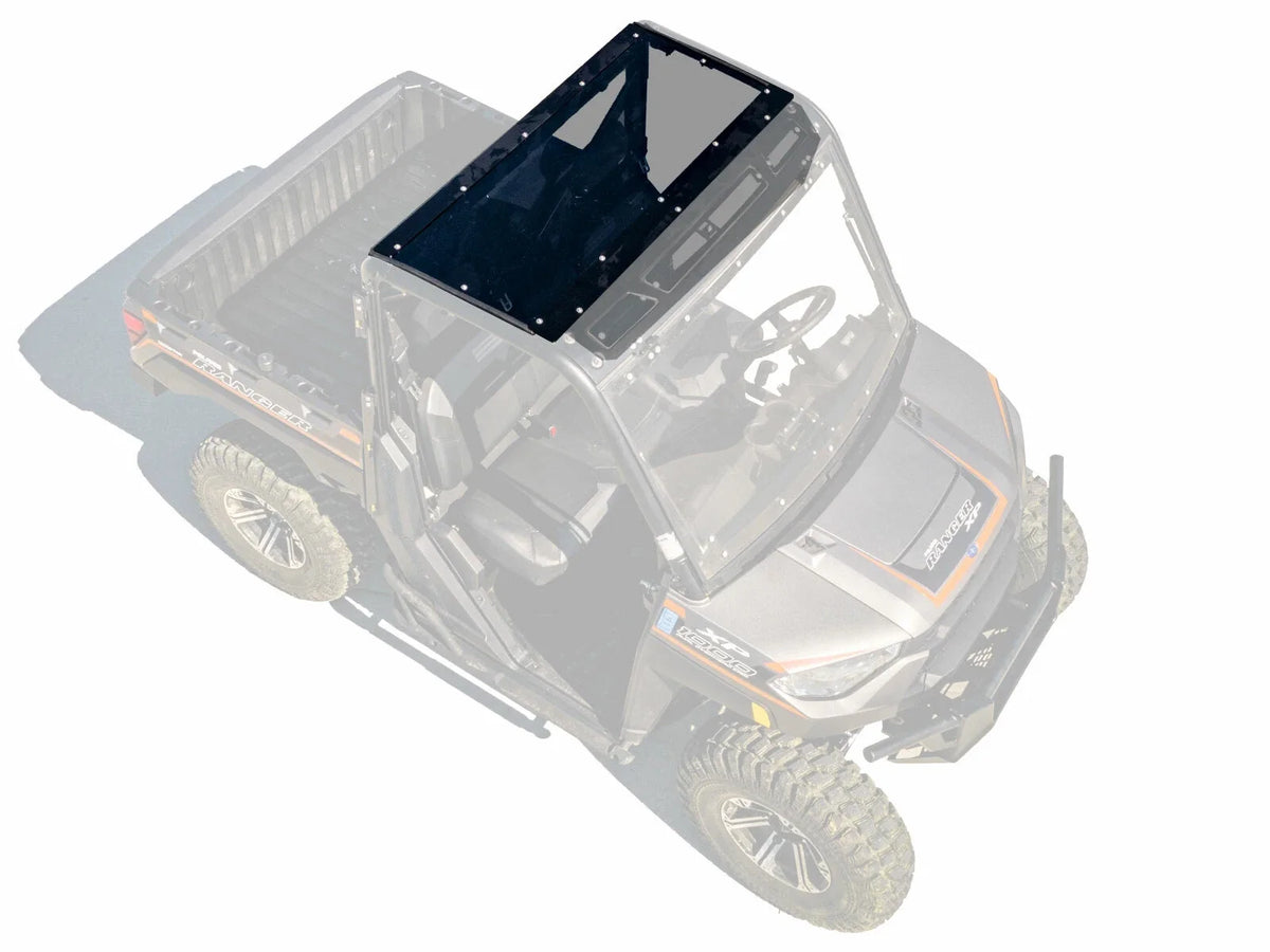 SuperATV Heavy Duty Tinted Roof for Polaris Ranger XP 1000 (2017–2023)