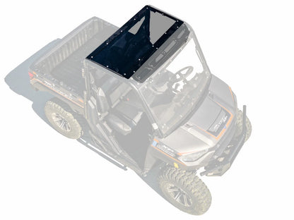 SuperATV Heavy Duty Tinted Roof for Polaris Ranger XP 1000 (2017–2023)