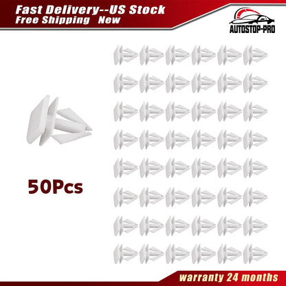 50PCS Rocker Panel Molding Clips for Chrysler 300 (2011–2014) 68092697AA, 20870