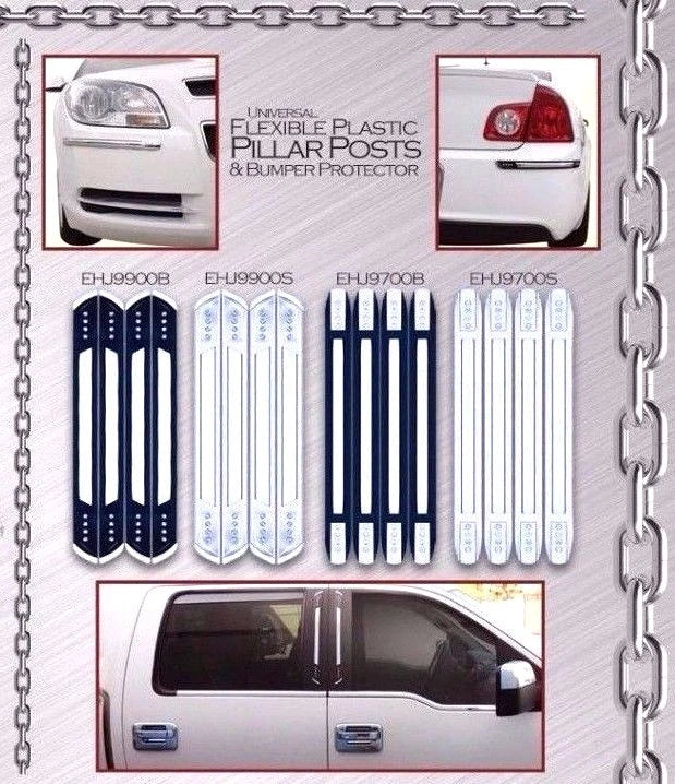 Bumper Protector Corner Guard Molding for Auto Car Black (EHJ9700B)