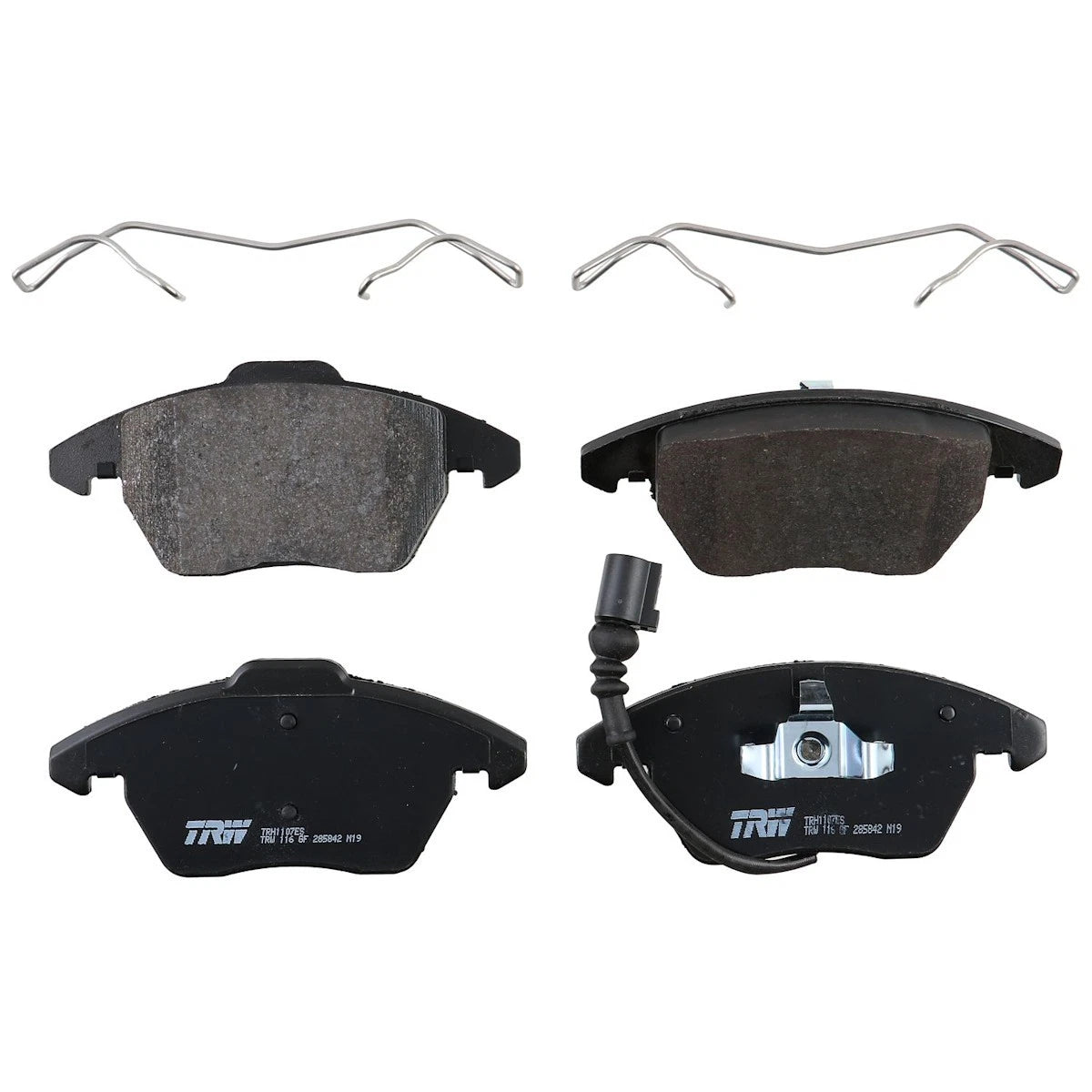 2X TRH1107ES Brake Pad Set Front for VW Jetta, Audi A3 (2005–2013)