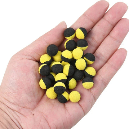 30pcs Dual Color EVA Fishing Beads for Carp Bait Rig
