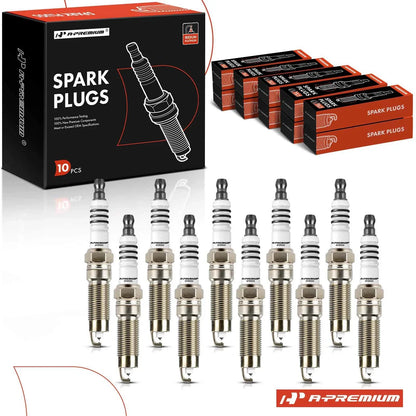 10x Iridium Platinum Spark Plugs for Ford F-250 Super Duty (2008–2010)