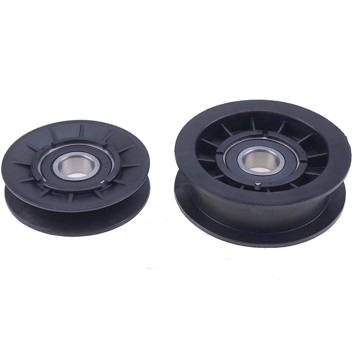 Idler Pulley Drive Belt Kit for John Deere D110 D120 D130 D140 D150 D160 D170 (GX20006 GX20286 GX20287)