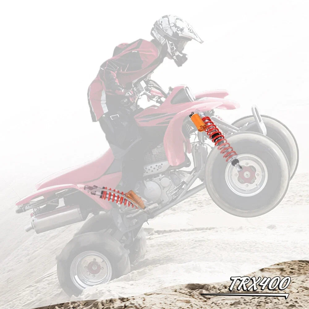 Set of 2 Adjustable Rear Air Shocks for Yamaha YFZ450, Honda TRX400