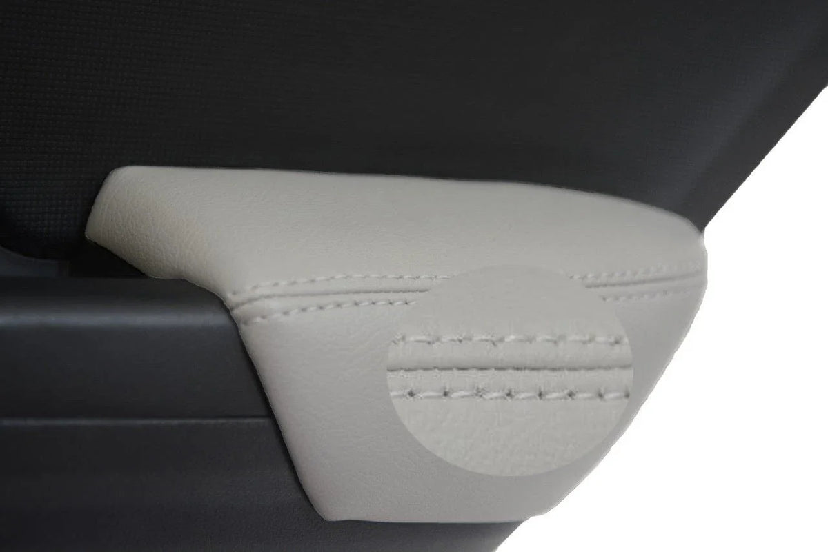 Rear Door Armrest Cover for Honda Civic Sedan (2012–2015) Gray Synthetic Leather
