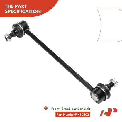 Set of 8 Front Lower Ball Joints Sway Bar Links for Chevy Pontiac