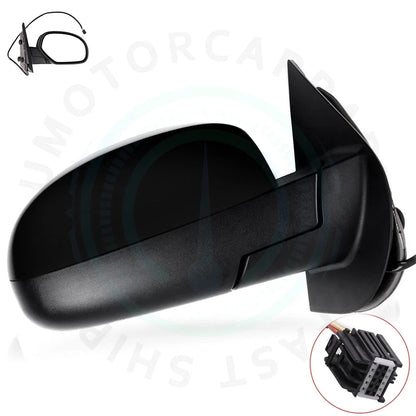 Power Heated Manual Folding Passenger Side Mirror for Chevy GMC (2007–2013)