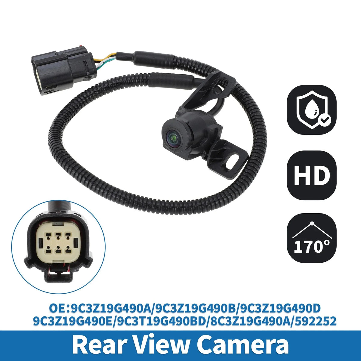 Rear View Park Assist Backup Camera for Ford F-250 F-350 F-450 (2008–2012)