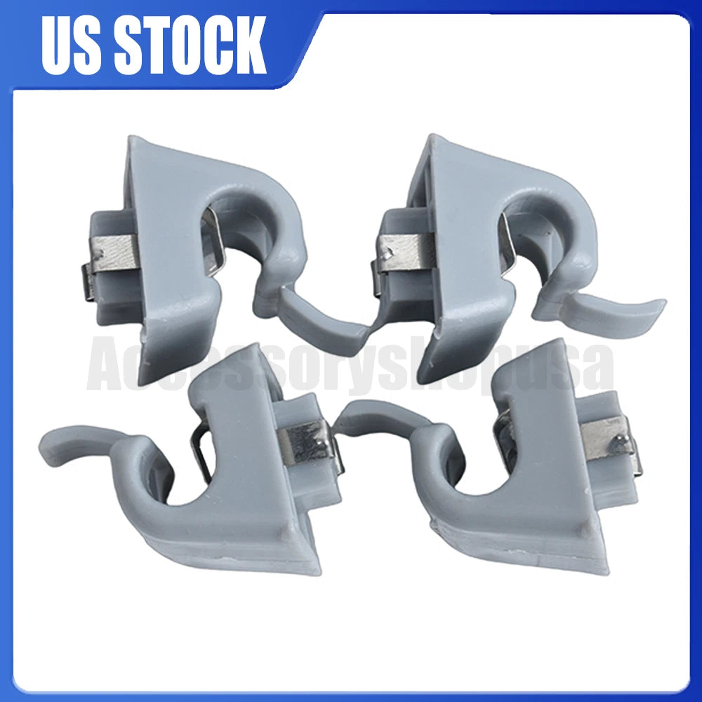 Set of 4 Sun Visor Shade Holder Clips for Mercedes E Class (W201 W123 W124) 12681000127101