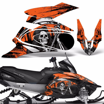Snowmobile Sled Graphic Decals for Yamaha Apex (2006–2010)