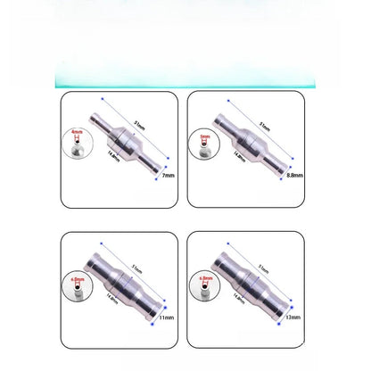 Aluminum Fuel Check Valve for Fuel Systems (6mm, 8mm, 10mm, 12mm)