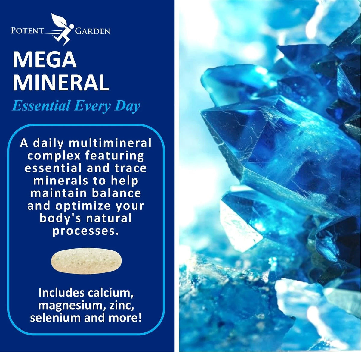 2-Pack Mega Mineral Supplement for Potent Garden (100 Count)