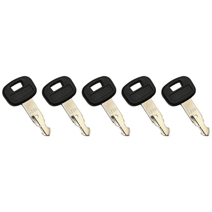 Set of 5 Ignition Keys for Kubota Mini Excavator Skid Steer