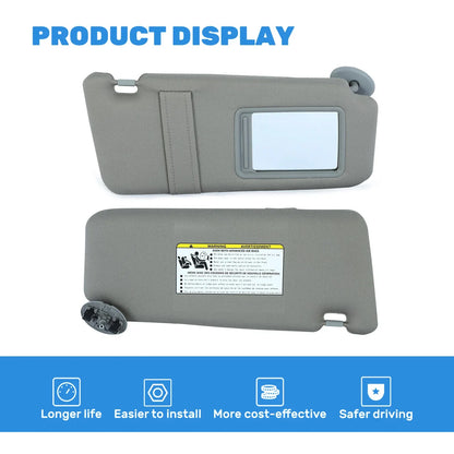 Sun Visor Pair for Toyota Camry (2007–2011) Left & Right Side with Sunroof
