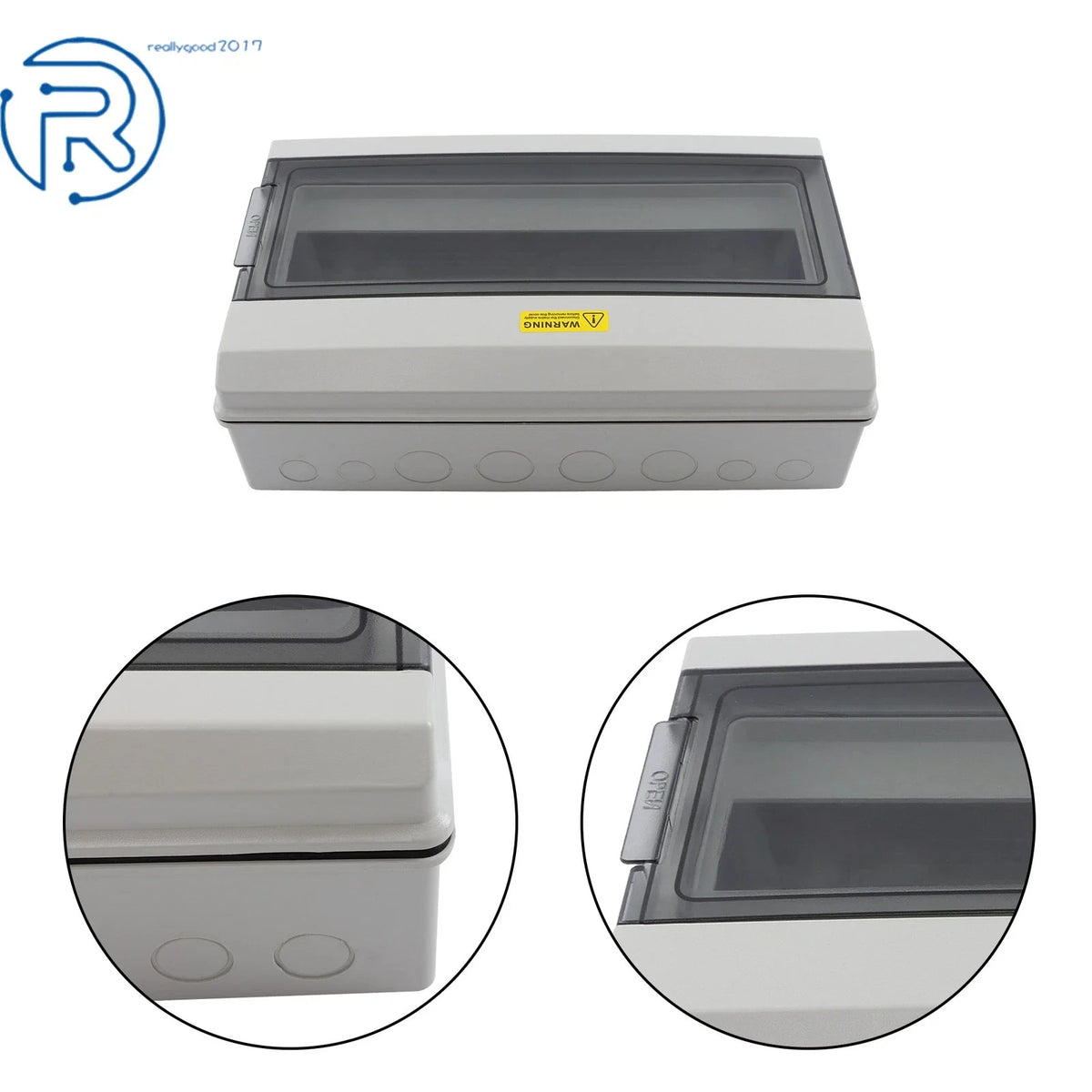 18 Way Power Distribution Box with Bus Bars for Indoor & Outdoor (IP66)