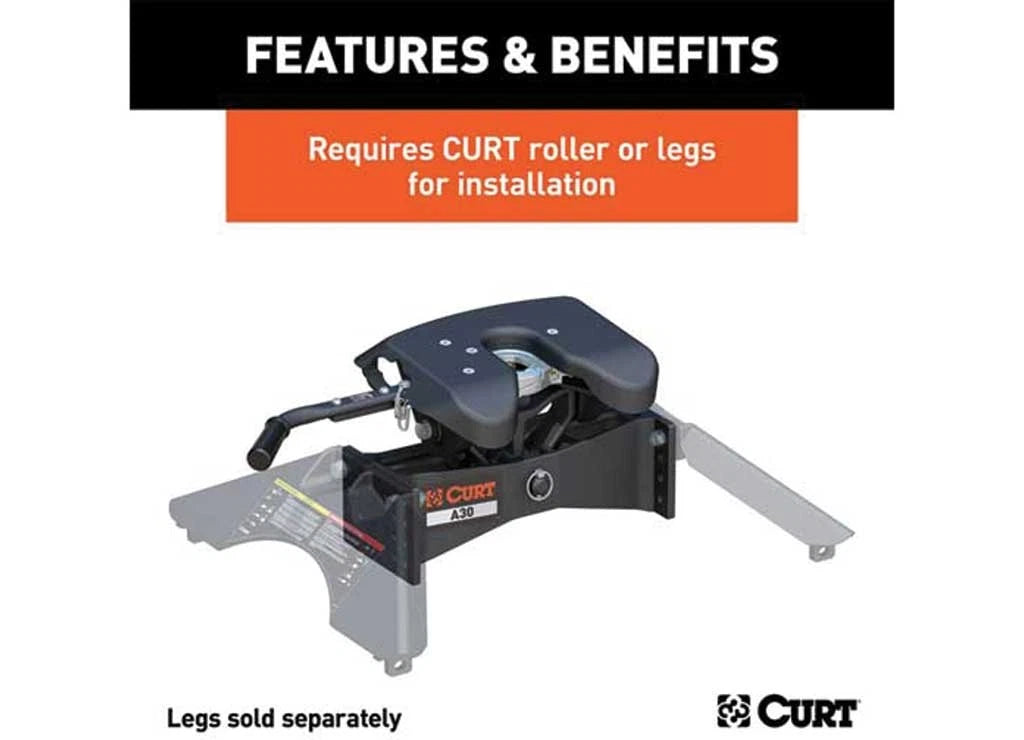 Curt 16590 5th Wheel Hitch Head for A30
