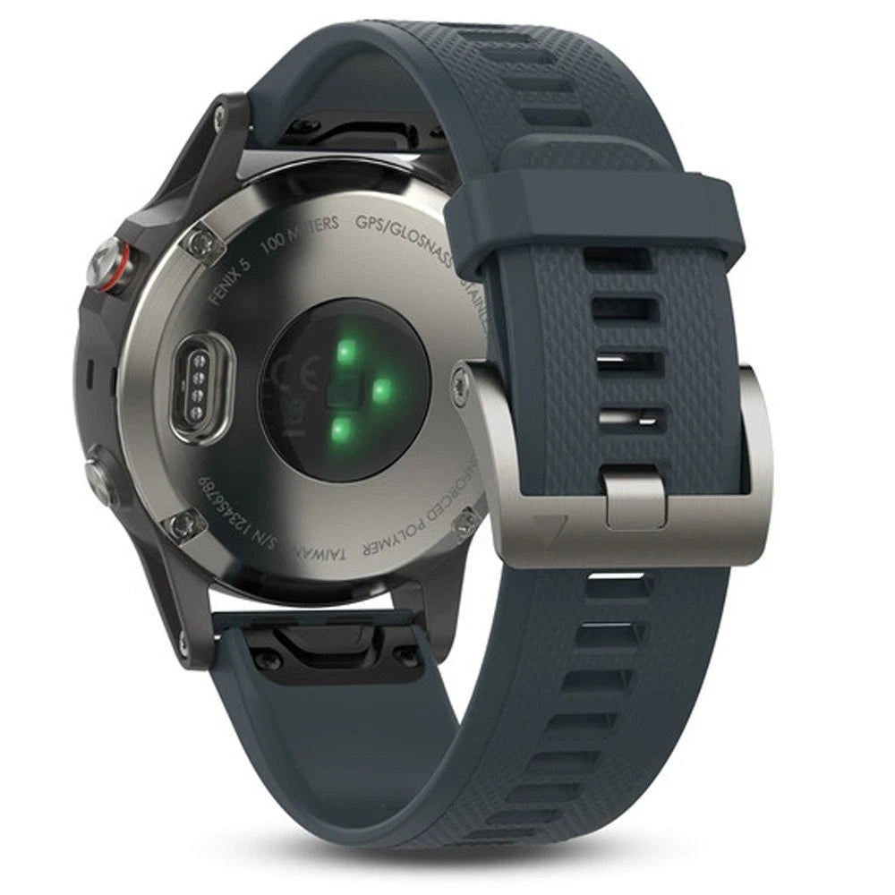 Garmin Fenix 5 Sapphire GPS Smartwatch 47mm - Stainless Steel - Black