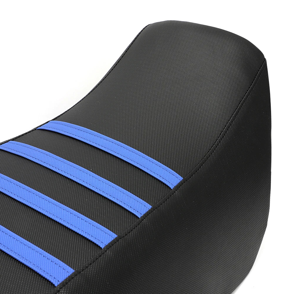 Seat Cover for Yamaha Blaster 200 YFS200 (1988–2006) Black with Blue Ribs