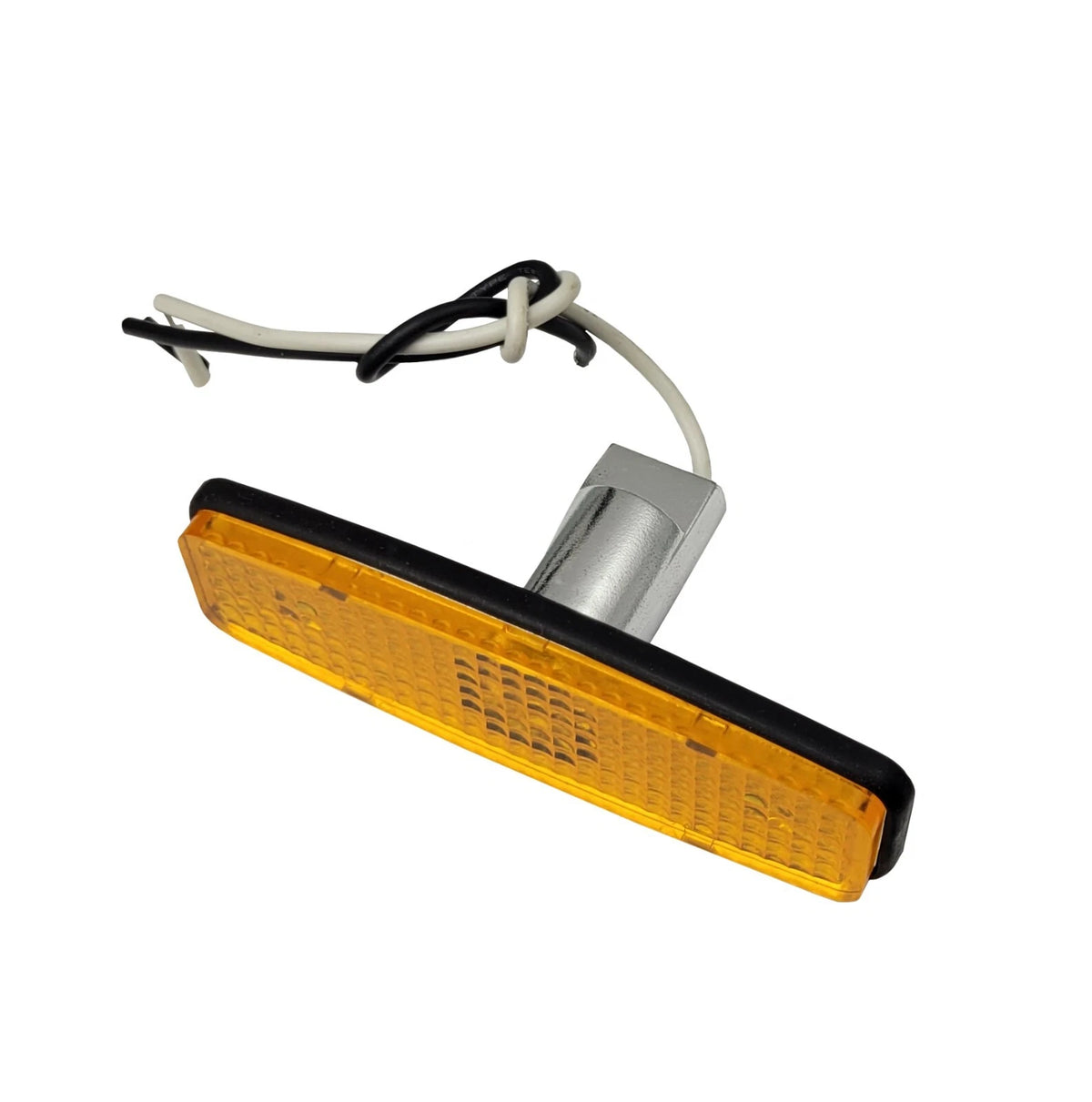 2Pcs Amber Rectangle Side Marker Lights for Trailer RV Truck (M19A)