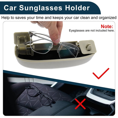 Sunglasses Case for Mercedes-Benz C Class (2015–2023) Eyeglasses Holder Beige