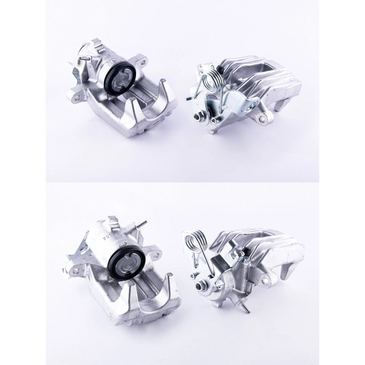 Set of 2 Hella Pagid Brake Calipers for Audi A4 Quattro (2002–2008) - SET-PGD355783681, 8E0061542B, 8E0615423B, 8E0615423G