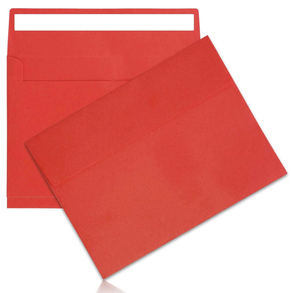 50 Packs A7 Red Envelopes 5x7 Inch Self Seal for Weddings