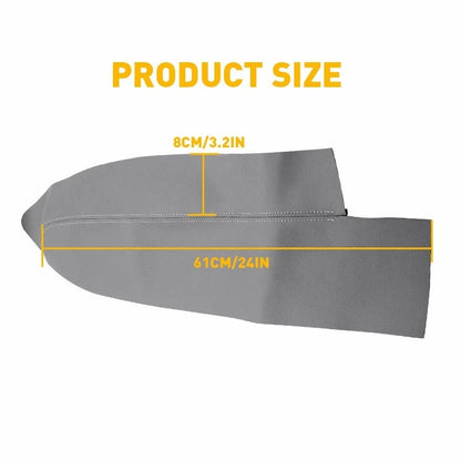2X Leather Front Door Panels Armrest Cover for Honda CR-V (2007–2012) Gray