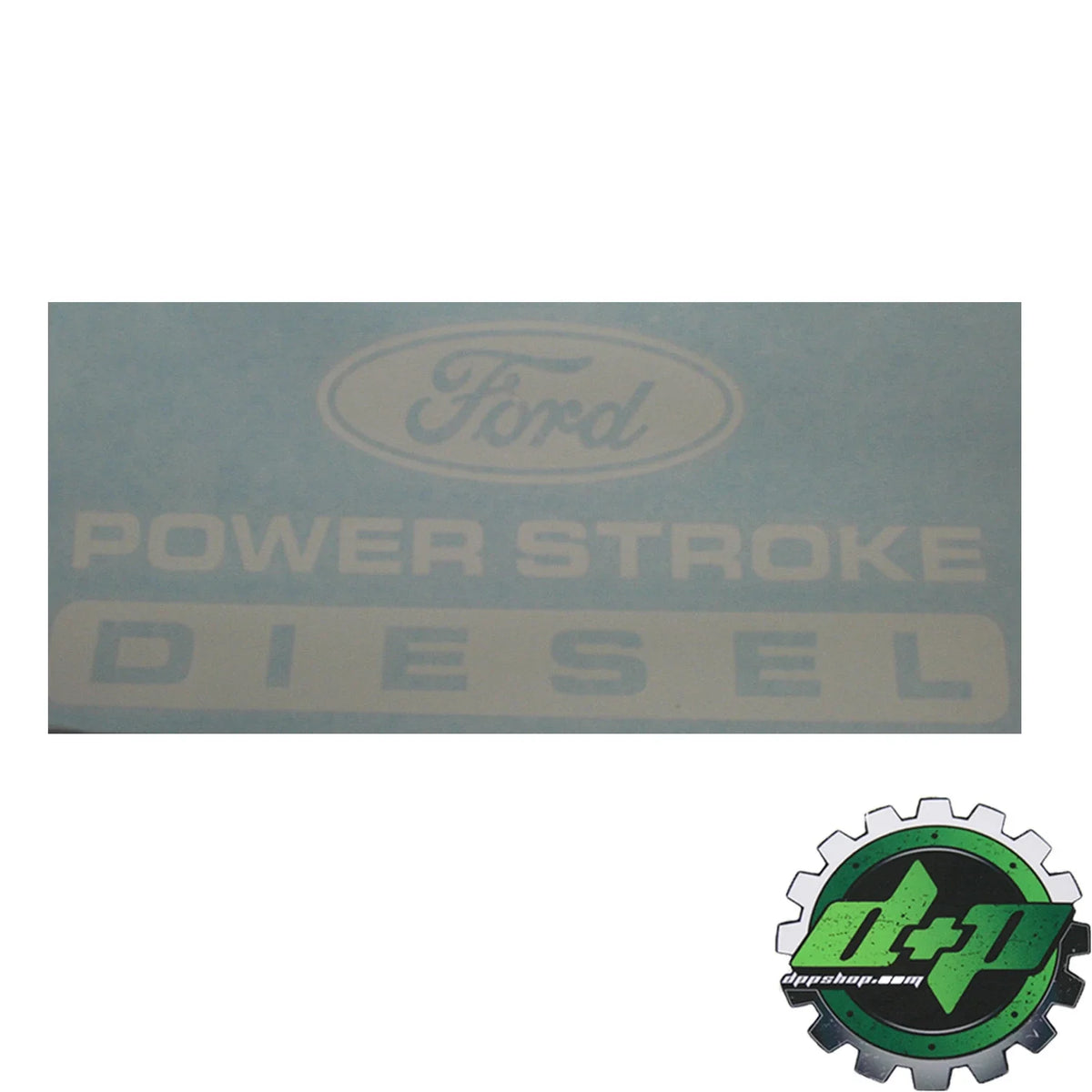 Vinyl Decal Window Sticker for Ford Powerstroke (5 x 12)