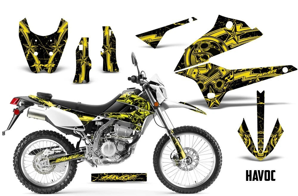 Graphic Stickers Decals for Kawasaki KLX250 D-Tracker (2008–2018)