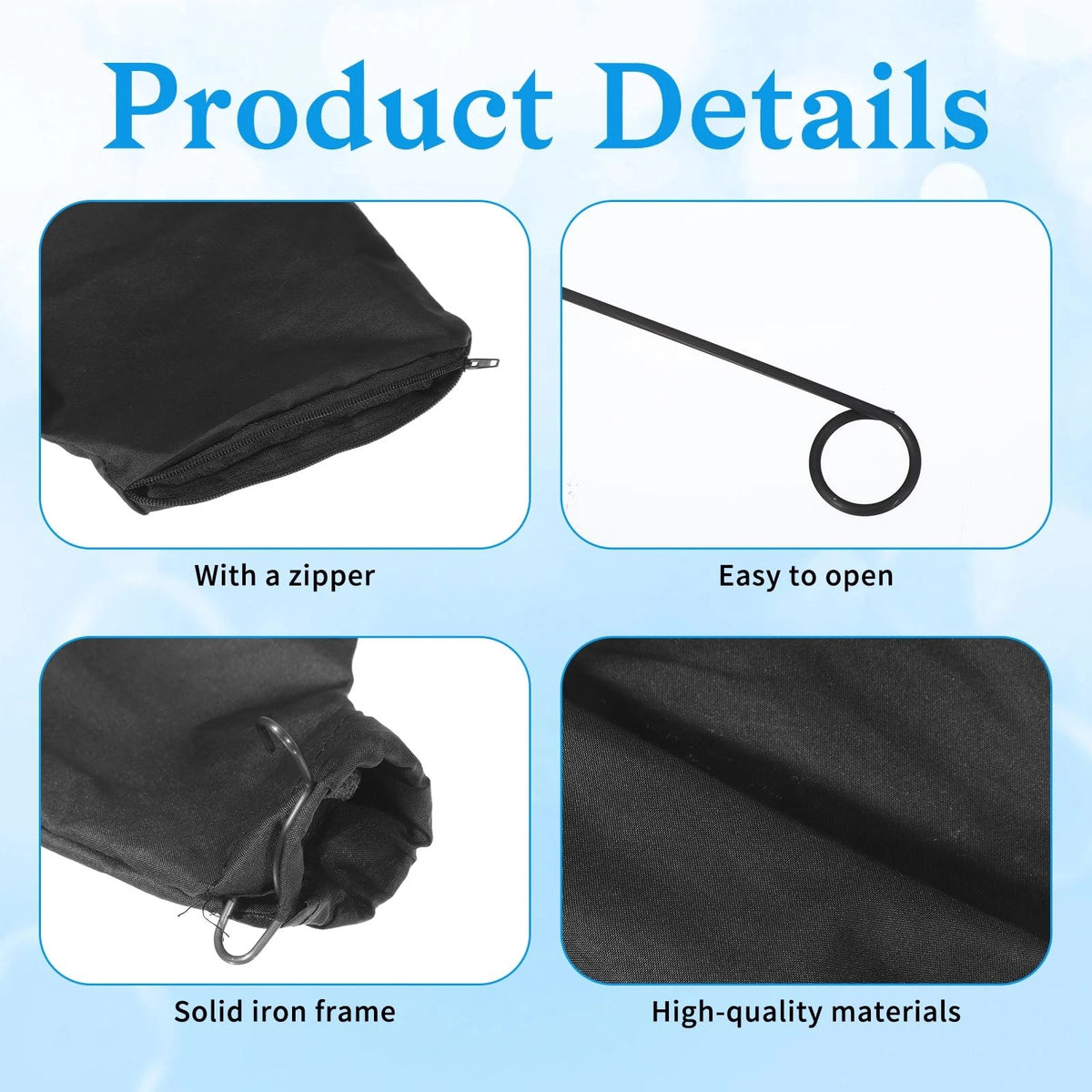 2X Table Saw Miter Dust Bags with Zipper
