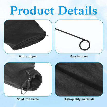 2X Table Saw Miter Dust Bags with Zipper
