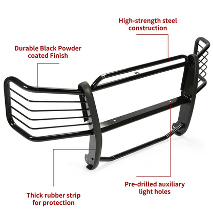 Steel Bumper Grille Brush Guard for Chevy Avalanche 1500 (2002–2006)