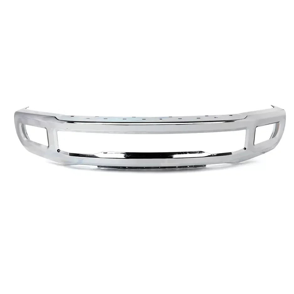 Silver Front Bumper Face for Ford F250 F350 Super Duty (2017–2019) w/ Fog Hole