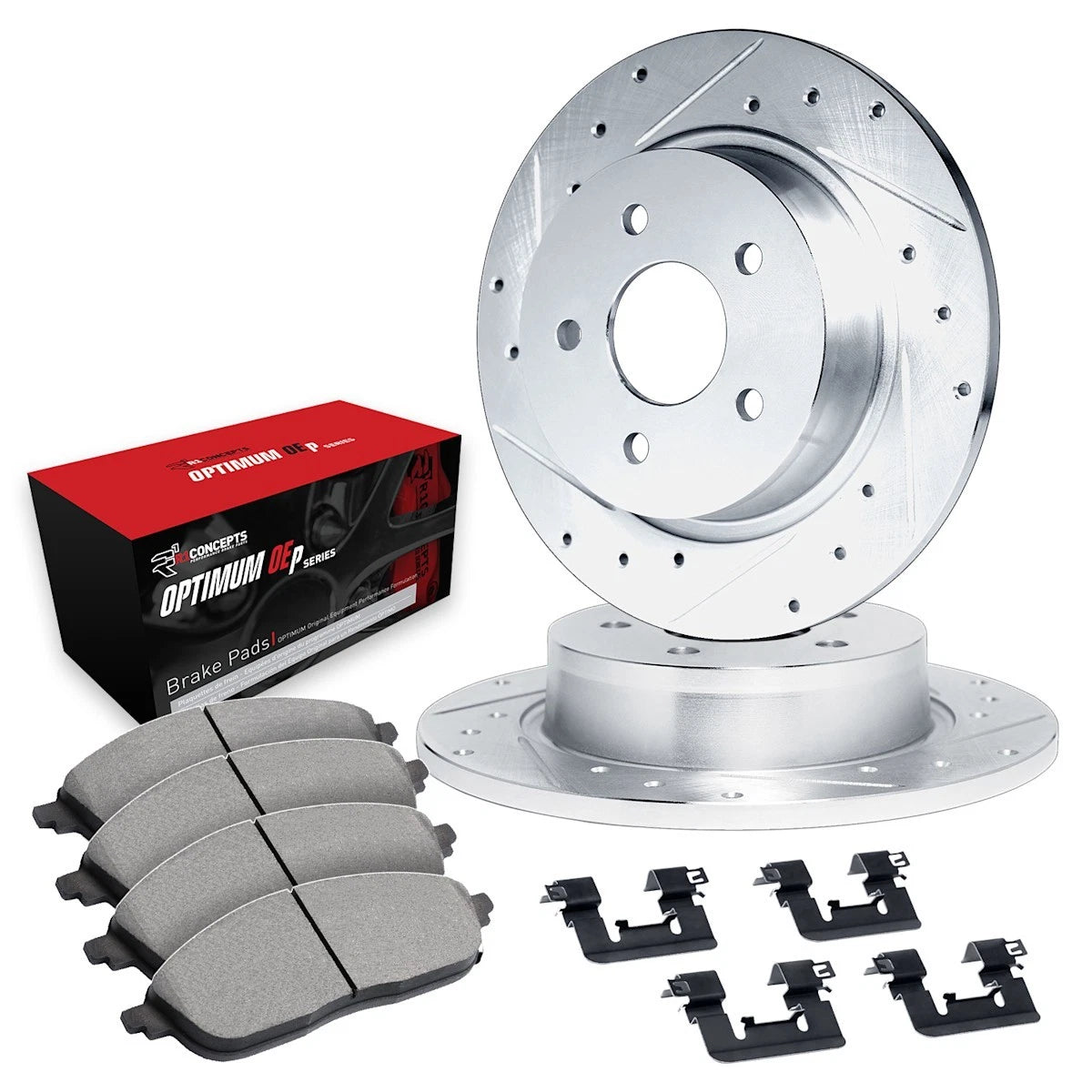 2X Brake Disc and Pad Kit for Audi A6 Quattro (1999–2004) WGUH1-73032