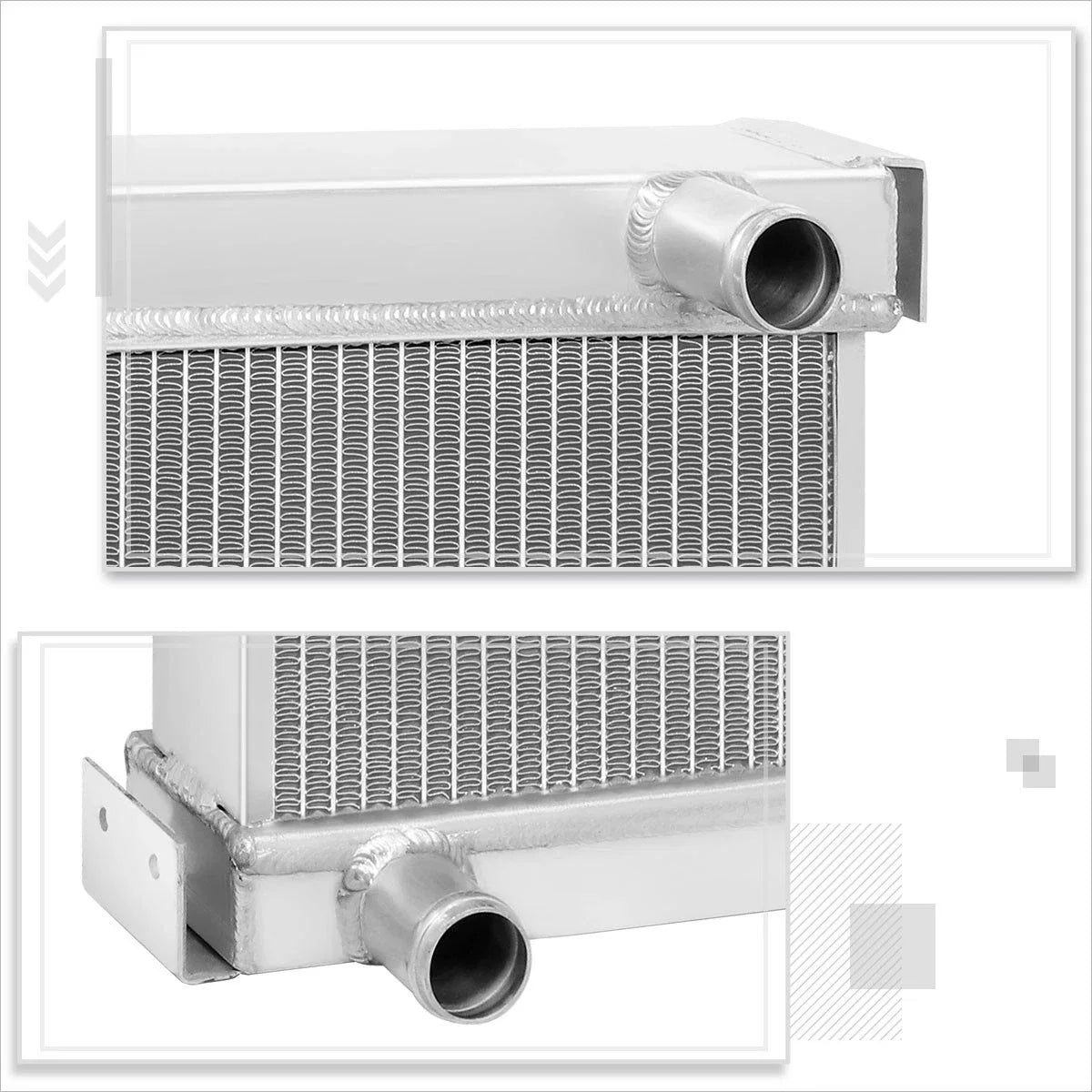 2-Row Aluminum Core Radiator for Jeep Wrangler YJ/TJ (1997–2006)