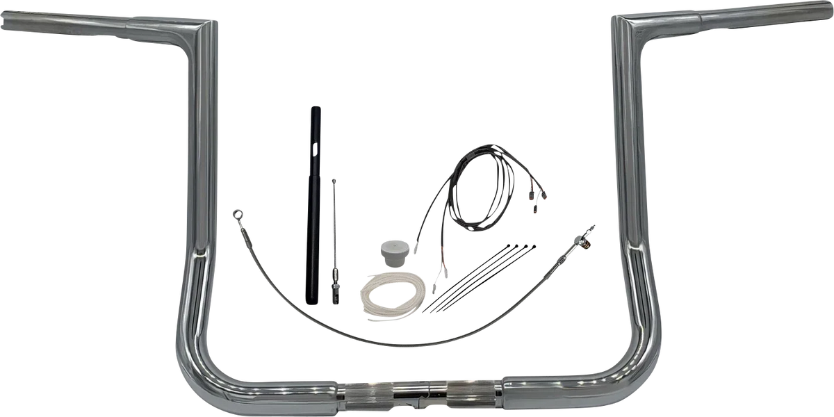 1-1/4" EZ Install Flat Top Handlebar Kit for Harley (719014)